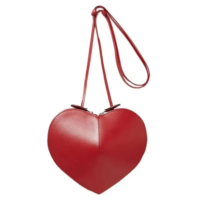 Années 60 Sac À Main Forme Coeur Rétro