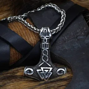 Collier Mjolnir | Acier Inoxydable