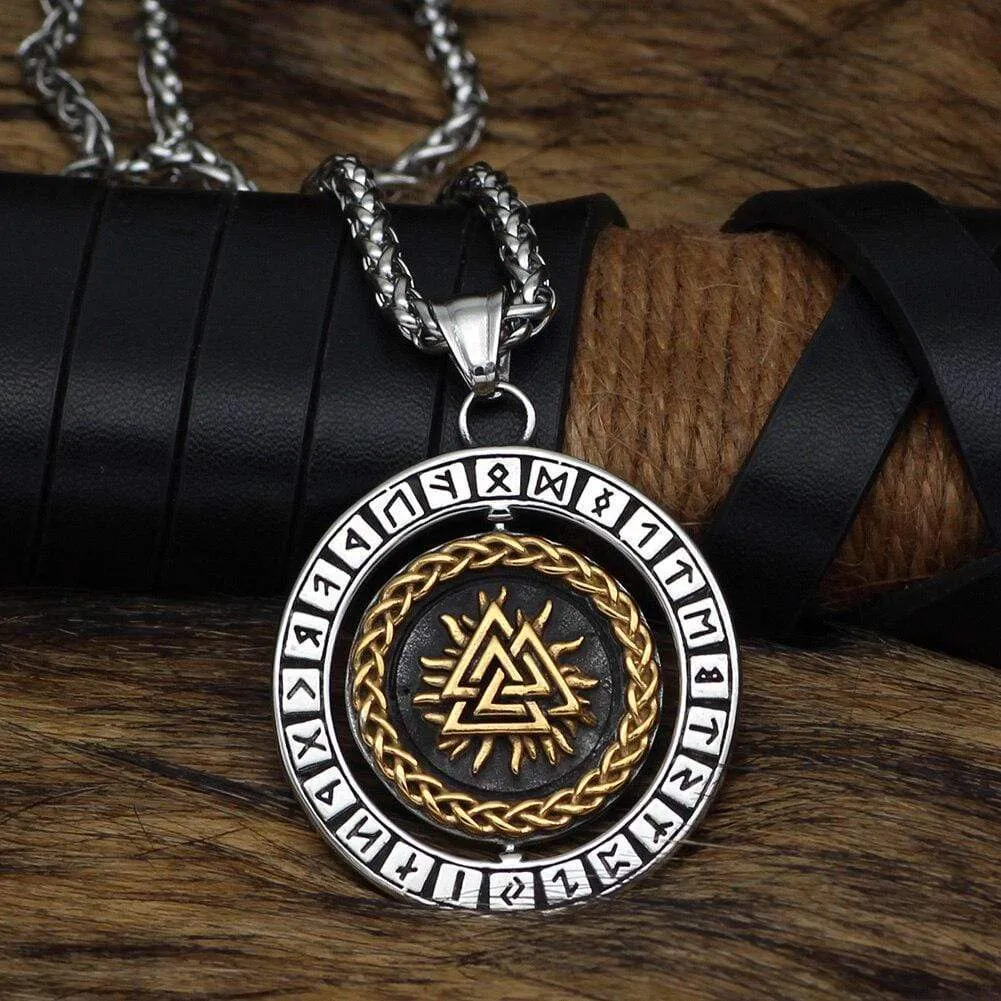 Collier Runes Vikings | Acier Inoxydable