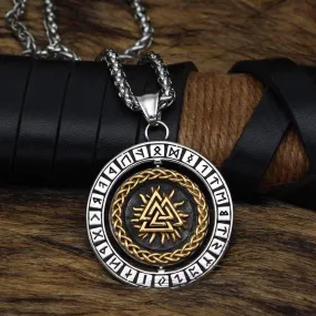 Collier Runes Vikings | Acier Inoxydable