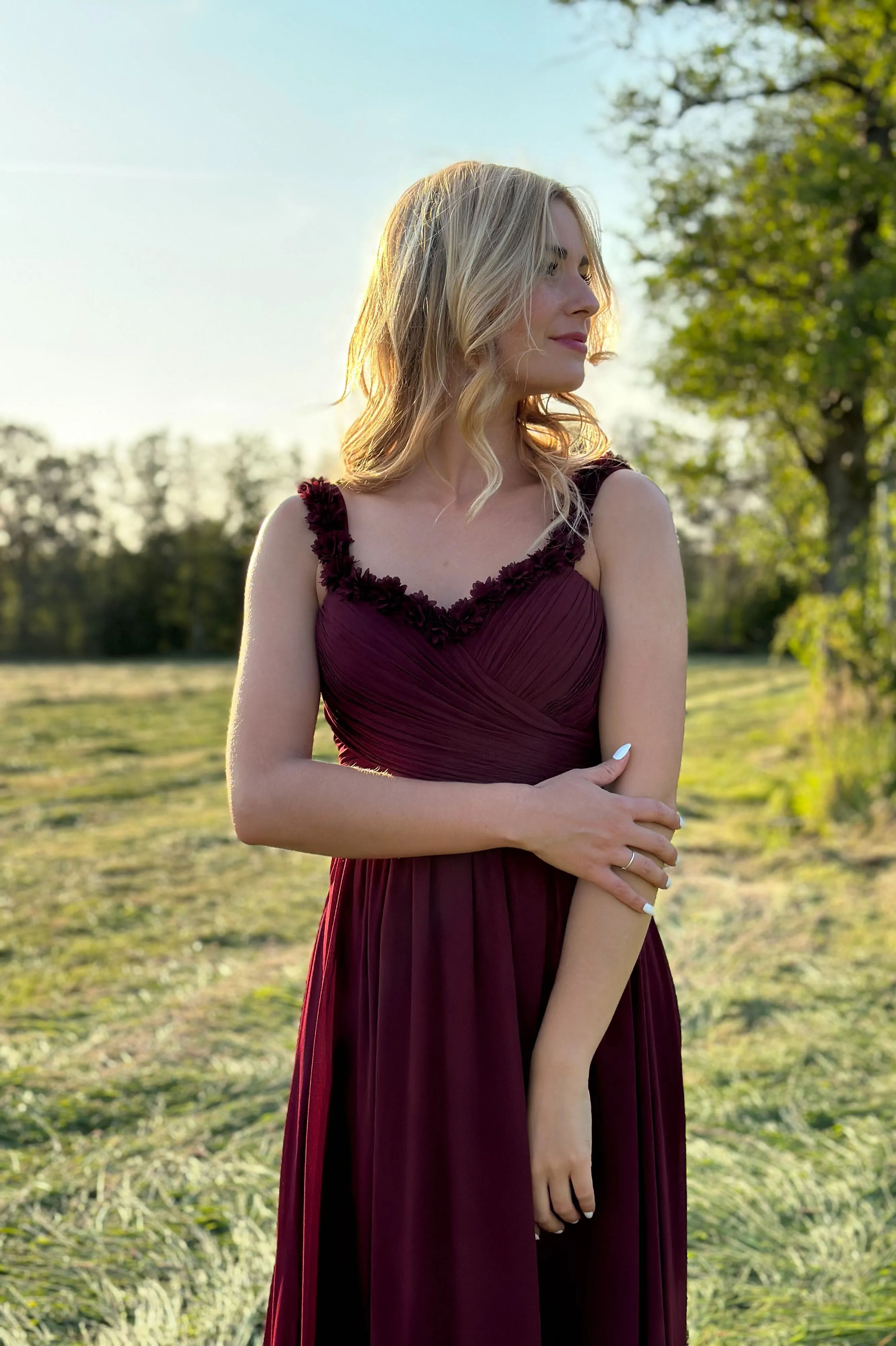 Daisy Dress - Bordeaux