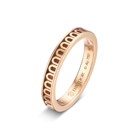 L'Arc de DAVIDOR Ring PM, 18k Rose Gold with Satin Finish