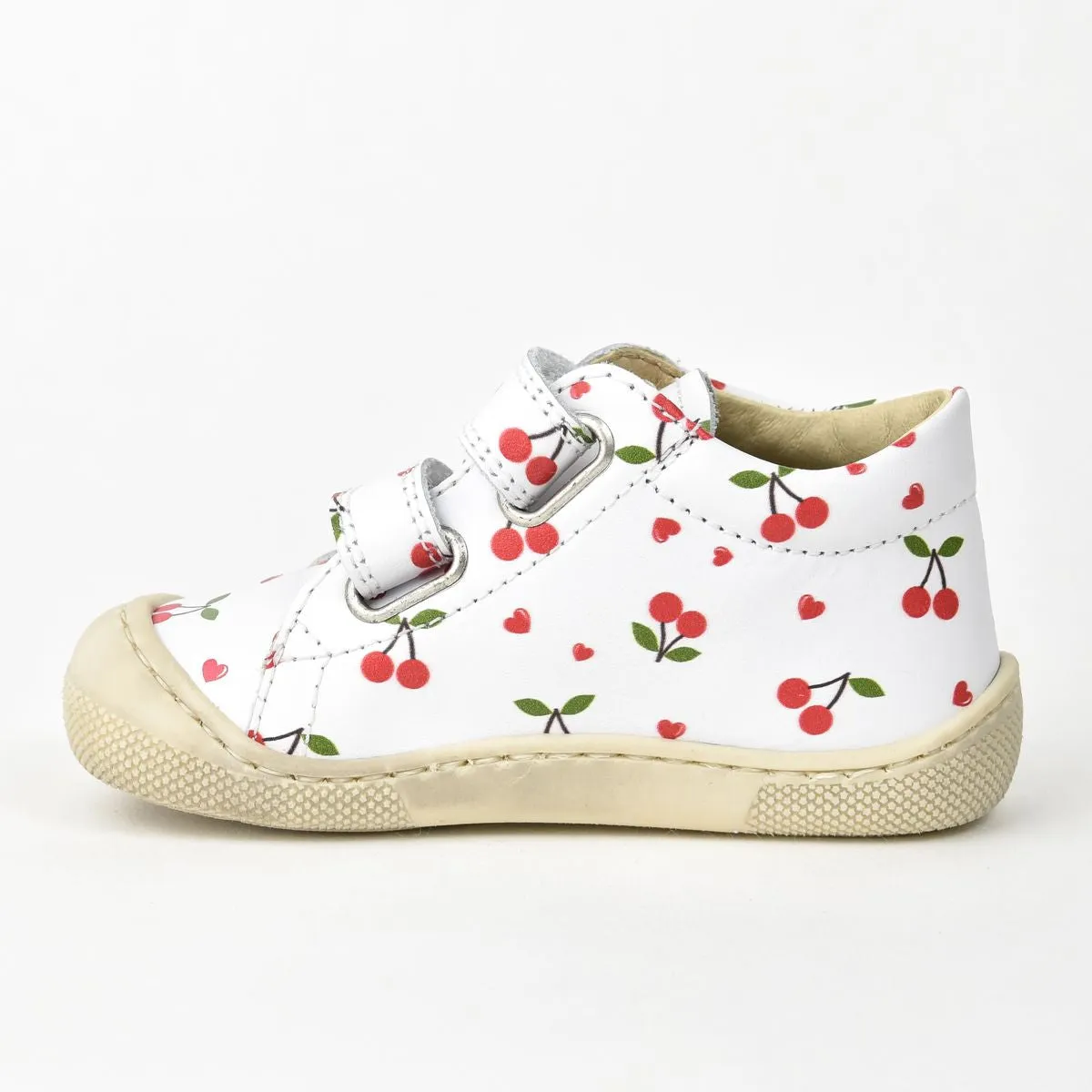 Naturino Barefoot Amur Velcros Print Pretty Cherries