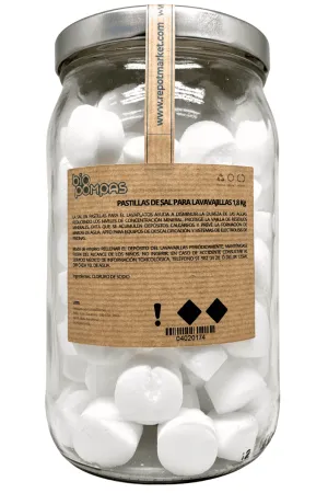 Pastillas de Sal para Lavavajillas 1,8 Kg - Bio Pompas