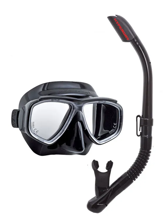 TUSA Sport Splendive 2 Prescription Snorkel Set (with Corrective Lenses)