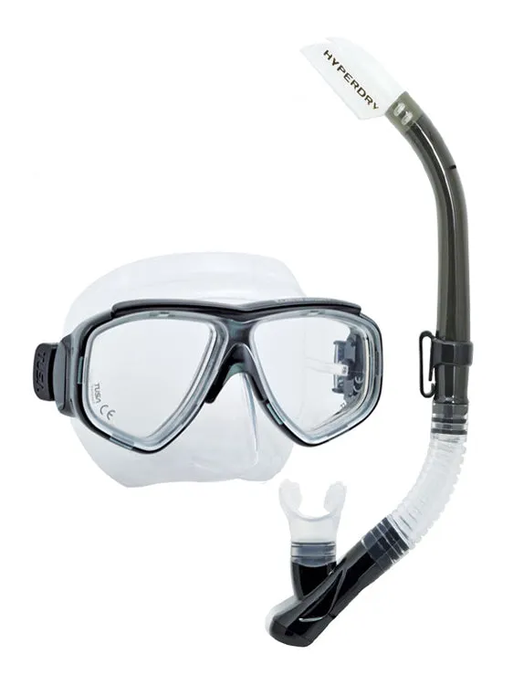 TUSA Sport Splendive 2 Prescription Snorkel Set (with Corrective Lenses)