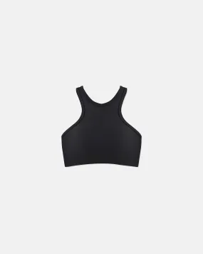 W Basics Halter Top Black